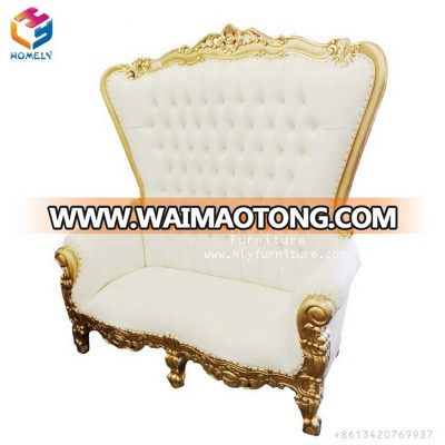 Buy China wedding double king throne chair bride and groom love seat for wedding